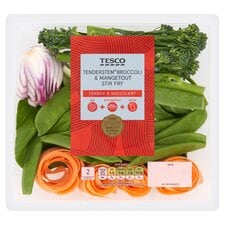 Tesco Tenderstem Broccoli & Mangetout Stir Fry 200g