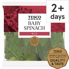 Tesco Baby Spinach 220G