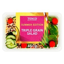 Tesco Fire Pit Triple Grain Salad 450G