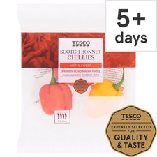 Tesco Scotch Bonnet Chillies 50G