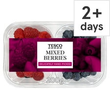 Tesco Raspberries & Blueberries 200G