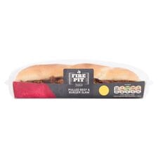 Tesco Fire Pit Pulled Beef & Burger Slaw Sub