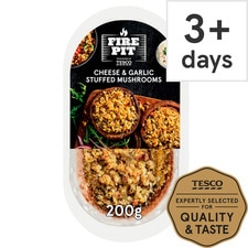 Tesco Cheese And Garlic Stuffed Mushrooms 200G