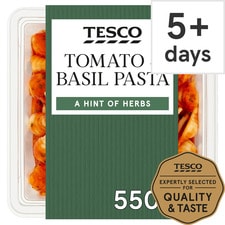 Tesco Tomato & Basil Pasta Salad 550G