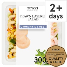 Tesco Prawn Layered Salad 300G