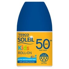 Tesco Soleil Kids Sun Roll-On Spf 50 50Ml