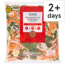 Tesco Beansprout & Vegetable Stir Fry 570g