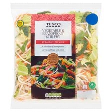 Tesco Vegetable And Beansprout Stir Fry 570G