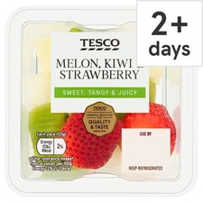 Tesco Kiwi Strawberry & Melon 125G