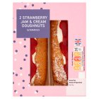 Sainsbury's Strawberry Jam & Cream Doughnuts 2x63g