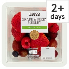 Tesco Grape & Berry Medley 230G