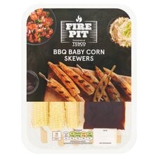 Tesco Fire Pit Babycorn Skewer & Bbq Glaze 210G