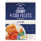 Sainsbury's Chunky Breaded Cod x4 500g