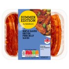 Sainsbury's Maple Glazed British Pork Belly Slices, Summer Edition 400g