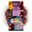 Sainsbury's Jumbo Kalamata Olives with Oak Smoked Oil, Taste the Difference 160g