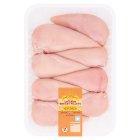 Sainsbury's British Fresh Chicken Breast Fillets Skinless & Boneless 1.6kg