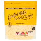 Sainsbury's Grated Mild British Cheddar 250g