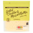 Sainsbury's Grated Cheddar & Mozzarella Mix 250g