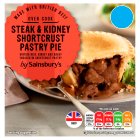 Sainsbury's Steak & Kidney Shortcrust Pastry Pie 200g