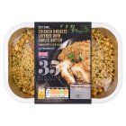 Sainsbury's Just Cook Chicken Breasts Layered with Garlic Butter 370g