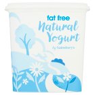 Sainsbury's Fat Free Natural Yoghurt 1kg