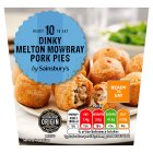 Sainsbury's 10 Dinky Pork Pies 250g