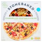 Sainsbury's Stonebaked Thin Vegetable Antipasti Pizza 202g