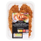 Sainsbury's Cajun Spiced Breaded Fresh British Chicken Mini Fillets 305g