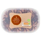 Sainsbury's Triple Chocolate Ice Cream 900ml