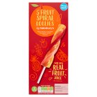 Sainsbury's Fruit Spiral Lollies 5x70ml