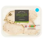 Sainsbury's Garlic & Herb Cooked British Chicken Breast Slices 180g