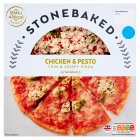 Sainsbury's Stonebaked Chicken & Pesto Thin & Crispy Pizza 189g