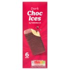 Sainsbury's Dark Chocolate Ices x6 70ml