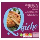 Sainsbury's Cheese & Onion Quiche 400g