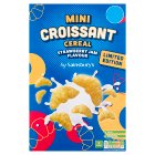 Sainsbury's Mini Croissant Cereal Strawberry Jam Flavour, Limited Edition 375g