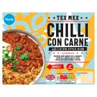 Sainsbury's Tex Mex Chilli Con Carne with Cajun Style Rice Ready Meal For 1 400g