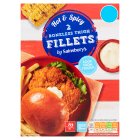 Sainsbury's Hot & Spicy Boneless Thigh Fillets x2 300g