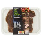 Sainsbury's British or New Zealand Roesmary Black Pepper Lamb Rump Steaks 300g