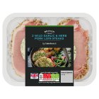 Sainsburys Wild Garlic & Herb British Pork Loin Steaks x2 375g