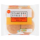 Stamford Street Co. Wholemeal Rolls x4 300g