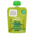 Sainsbury's Little Ones Organic Simply Peas from 4-6 Months 70g