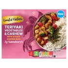 Sainsbury's Teriyaki Vegetables & Cashew with Sticky Jasmine Rice, Limited Edition 400g