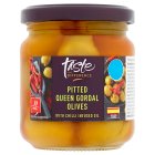 Sainsbury's Pitted Queen Gordal Olives with Chilli Infused Oil, Taste the Difference 190g