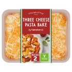 Sainsbury's Three Cheese Pasta Bake Ready Meal For 2 750g