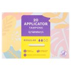 Sainsbury's Applicator Tampons Regular