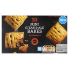 Sainsbury's Mini Steak & Ale Bakes x10 300g