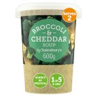 Sainsbury's Broccoli & Cheddar Soup 600g (Serves 2)