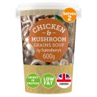 Sainsbury's Chicken & Mushroom Grains Soup 600g (Serves 2)