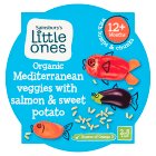 Sainsbury's Little Ones Organic Mediterranean Veggies with Salmon & Sweet Potato 12+ Months 200g