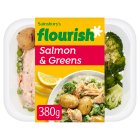 Sainsbury's Flourish Salmon & Greens 380g (Serves 1)